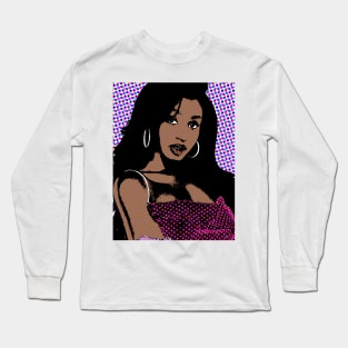 normani style pop art Long Sleeve T-Shirt